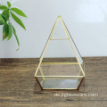 Pentaeder Pyramidenform Glas Terrarium Dekor